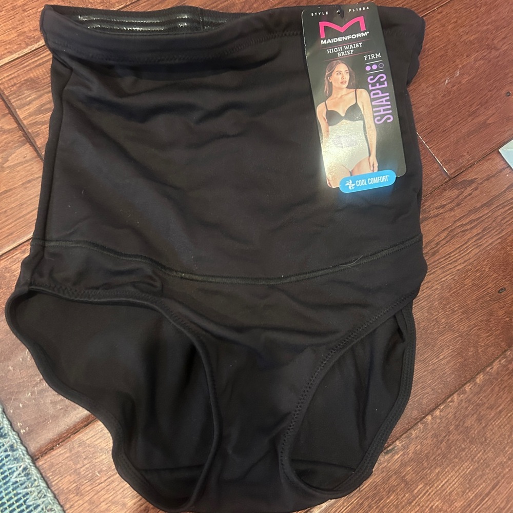 Maidenform Black High Waist Shaper Brief